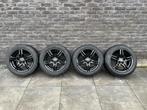 Set 16 inch winterbanden met zwarte Monaco velgen, Auto-onderdelen, Banden en Velgen, Ophalen, Gebruikt, Velg(en), 16 inch