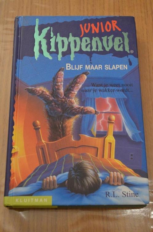 R.L. Stine - Kippenvel junior Blijf maar slapen, Boeken, Kinderboeken | Jeugd | onder 10 jaar, Gelezen, Fictie algemeen, Ophalen of Verzenden