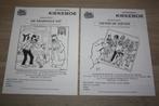 2x info blaadje aankondiging Poppenspel Kiekeboe , 95-96, Ophalen of Verzenden, Overige figuren, Zo goed als nieuw, Overige typen