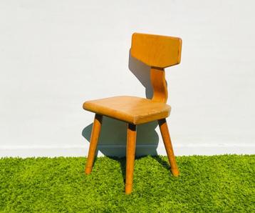 Kinderstoel ~ 60s Vintage ~ Schilte  Kinderstoeltje beschikbaar voor biedingen