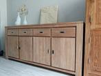 Volledig teakhouten eetkamer (geen stoelen), Ophalen