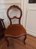 3 chaises  anciennes en acajou, Antiquités & Art