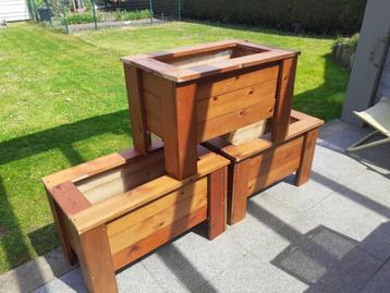 GRANDE JARDINIERE EN BOIS beschikbaar voor biedingen