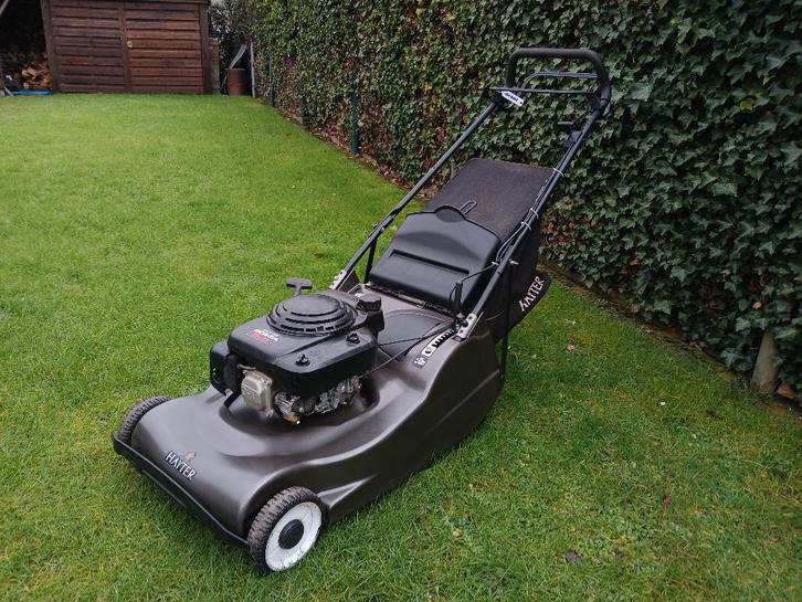 Benzine grasmaaier hayter harrier 56, Jardin & Terrasse, Tondeuses à gazon, Comme neuf, Tondeuses à gazon à essence, Tondeuse rotative