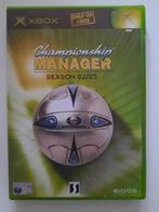 Championship Manager Season 02/03, Consoles de jeu & Jeux vidéo, Jeux | Xbox Original, Enlèvement, Comme neuf, Stratégie et Construction