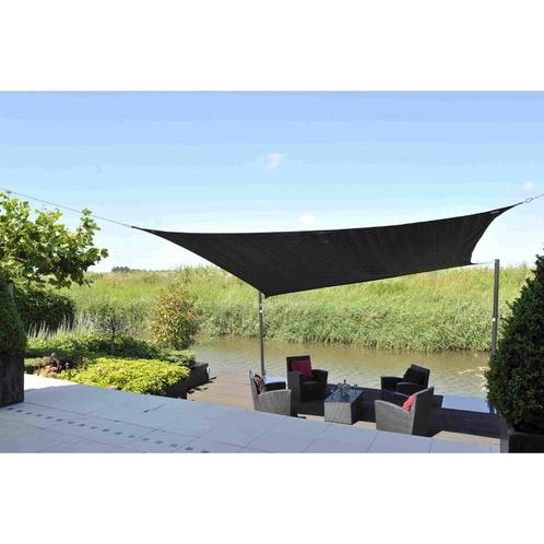 schaduwdoek waterafstotend Nelsing 4 x 4 m, Tuin en Terras, Parasols, Nieuw, Ophalen