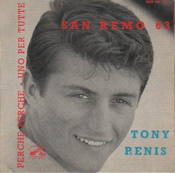 Tony Renis - Perche Perche   - San Remo '63 - beschikbaar voor biedingen