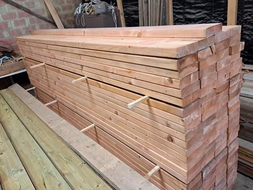 TE KOOP! Balken/gordingen/palen: Diverse afmetingen, Doe-het-zelf en Bouw, Hout en Planken, Nieuw, Balk, Vuren, 300 cm of meer