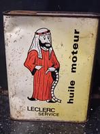 Vintage decoratief olieblik Leclerc Service, Ophalen of Verzenden, Gebruikt, Verpakking