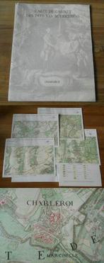 Carte de Ferraris de la région de Charleroi (reproduction), Enlèvement ou Envoi, Utilisé, Belgique