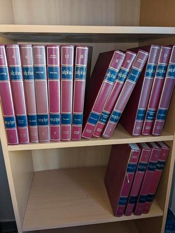 17 volumes encyclopédie ALPHA. Livraison possible 