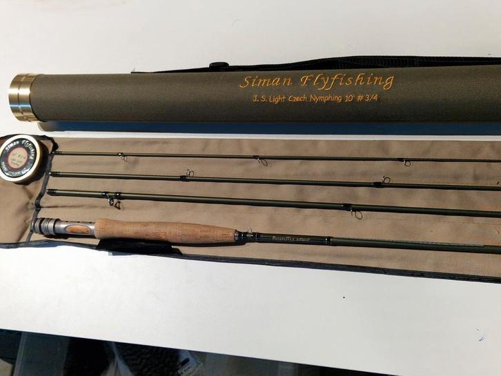 Czech nymphing 10ft 3/4 lijntje , Simon flyfishing , hengel, Sports nautiques & Bateaux, Pêche à la ligne | Pêche à la mouche