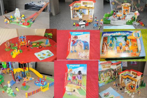 playmobil sets thema vakantie, vakantiehuis en speeltuin, Kinderen en Baby's, Speelgoed | Playmobil, Zo goed als nieuw, Complete set