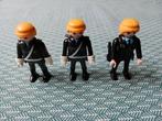 Playmobil 3 politieagenten, geobra., Ophalen of Verzenden, Zo goed als nieuw