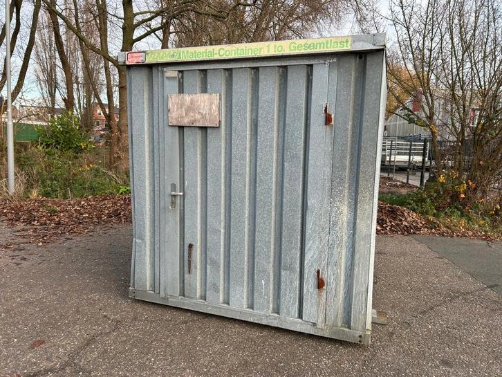 Demontabele opslagcontainer/materiaalcontainer 210x215x215CM, Jardin & Terrasse, Stockage & Armoires de jardin, Utilisé, Stockage de conteneurs