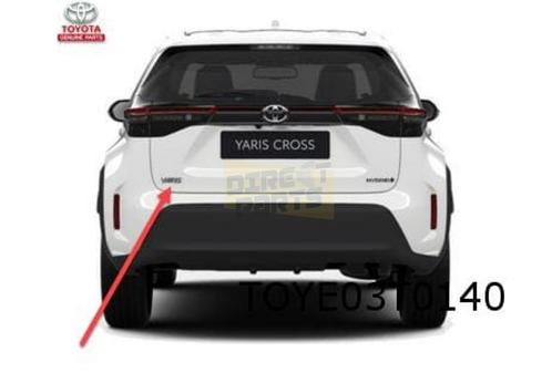 Toyota Yaris Cross embleem tekst ''Yaris'' achterzijde Origi, Autos : Pièces & Accessoires, Carrosserie & Tôlerie, Toyota, Neuf