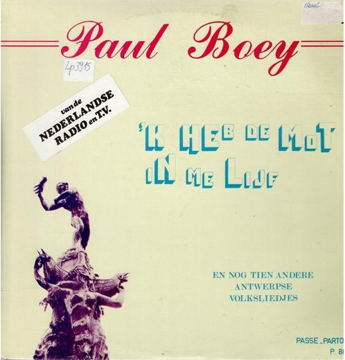 vinyl  lp   -   Paul Boey – 'k Heb De Mot In Me Lijf, Cd's en Dvd's, Vinyl | Overige Vinyl, Overige formaten, Ophalen of Verzenden