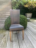 Stoelen, Huis en Inrichting, Stoelen, Ophalen, Kunststof, Bruin, Zo goed als nieuw