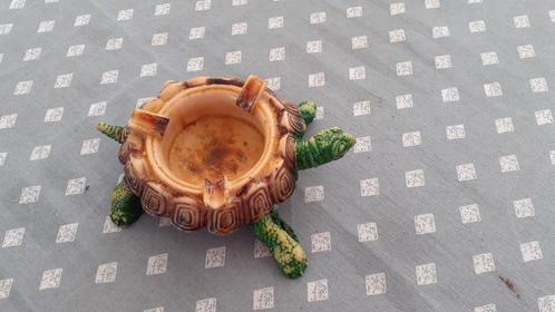Vintage asbak met schildpad, Antiek en Kunst, Antiek | Glaswerk en Kristal, Ophalen of Verzenden