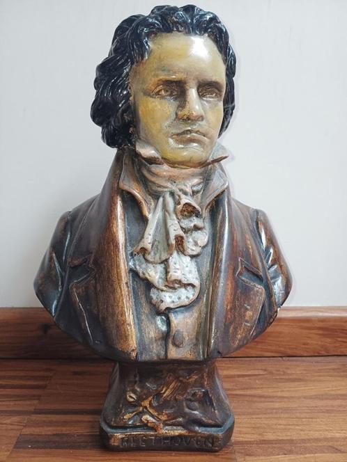 Buste Beethoven, Antiek en Kunst, Kunst | Beelden en Houtsnijwerken, Ophalen of Verzenden