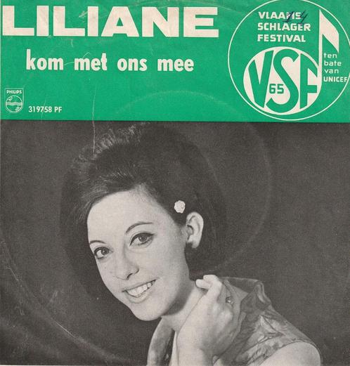 Liliane - Kom met ons mee - %, Cd's en Dvd's, Vinyl Singles, Gebruikt, Single, Nederlandstalig, 7 inch, Verzenden