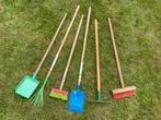 Tuingereedschap Pollet junior, Ophalen of Verzenden, Gebruikt, Bezem, Pollet