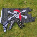 piratenvlag halloween + piraten petjes, Ophalen of Verzenden, Zo goed als nieuw