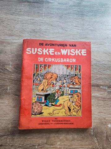 Suske & Wiske - De Circusbaron - eerste druk  beschikbaar voor biedingen
