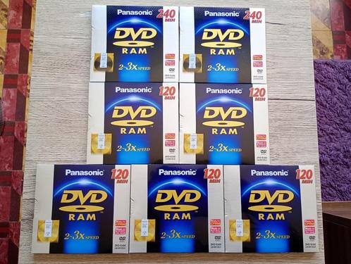 Panasonic DVD RAM 120/240 min, Japon, neuf, scellé, 7 pièces, TV, Hi-fi & Vidéo, TV, Hi-fi & Vidéo Autre, Neuf, Enlèvement ou Envoi