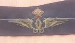 Aéronautique belge brevet pilote aile roi Albert I Belgisch, Collections, Emblème ou Badge, Armée de l'air, Envoi