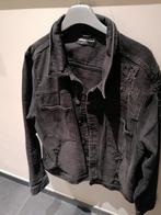 Zwarte jeansvest maat L, Kleding | Heren, Ophalen, Maat 52/54 (L)