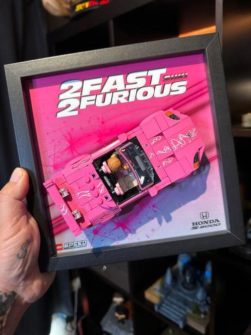 2 Fast 2 Furious Frame (20x20) voor LEGO Honda S2000, Kinderen en Baby's, Speelgoed | Duplo en Lego, Zo goed als nieuw, Lego, Ophalen of Verzenden