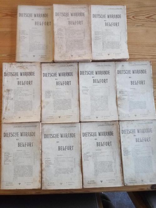 Volledige 1ste jaargang Dietsche Warande en Belfort - 1900, Livres, Journaux & Revues, Utilisé, Enlèvement ou Envoi
