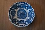 Klein bordje wit/blauw Royal homes of Britain doorsnee 14 cm, Ophalen of Verzenden