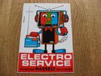 Autocollant Electro Service Hasselt 7,5 x 10,5 cm, Collections, Enlèvement ou Envoi, Neuf, Magasin ou Supermarché
