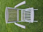 2 stuks tuinstoel teak en aluminium  plooibaar per stuk 30 €, Tuin en Terras, Ophalen, Gebruikt, Aluminium