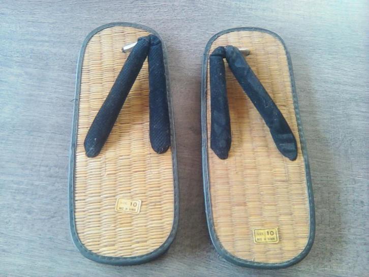 Chinese teenslippers met bamboe - nieuw, Kleding | Heren, Schoenen, Nieuw, Slippers, Overige kleuren, Ophalen