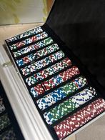 1 koffer pokerchips, Ophalen, Zo goed als nieuw