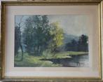 Nand Depondt: Landschap met vijver (olieverf op paneel), Ophalen