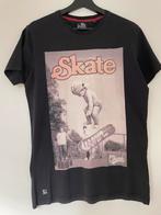 T shirt met print, Kleding | Heren, T-shirts, Maat 46 (S) of kleiner, Gedragen, Chuck clothing, Zwart