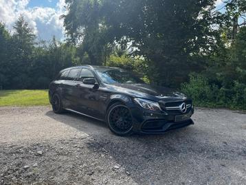 MERCEDES-BENZ C63S | LICHTE VRACHT | PANO DAK, Autos, Cuir et Alcantara, Achat, 375 kW, Entreprise