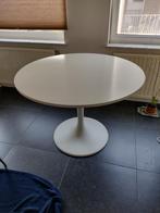 DOCKSTA IKEA tafel, Huis en Inrichting, Gebruikt, Wit, Rond, Vier personen