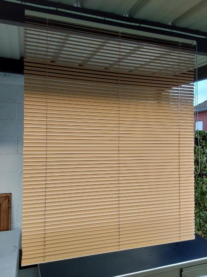 Store à lamelles (117cm x 142cm), Huis en Inrichting, Stoffering | Gordijnen en Lamellen, Zo goed als nieuw, Bruin, Ophalen