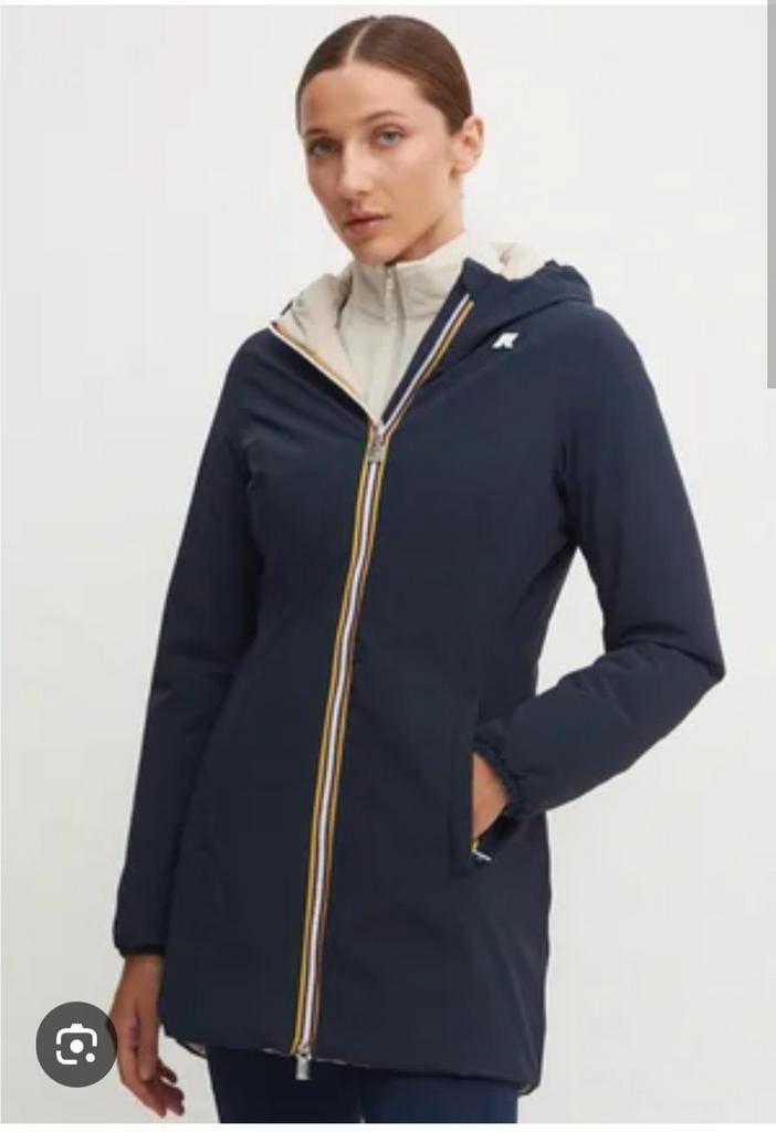 K-way Denise blauwe omkeerbare jas Maat 5 (xl) 42 ️️, Kleding | Dames, Jassen | Winter, Nieuw, Blauw, Ophalen