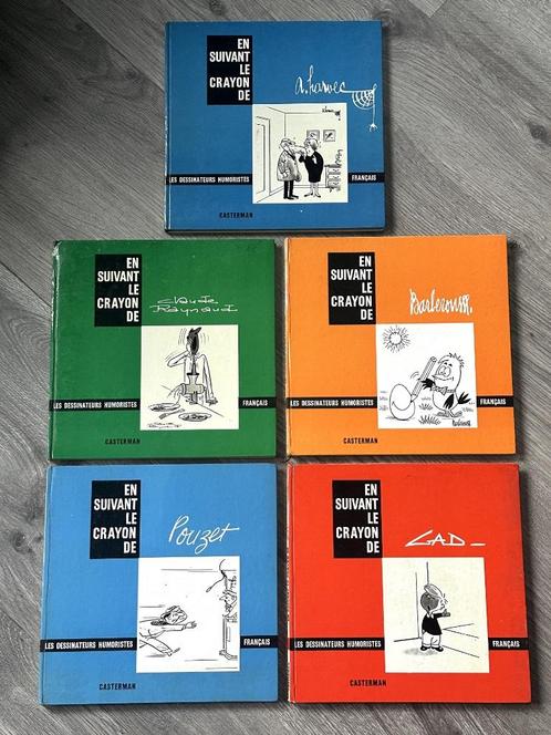 A saisir! Collection de 5 BDs " En suivant le crayon de"-20€, Livres, BD, Comme neuf, Série complète ou Série, Enlèvement ou Envoi