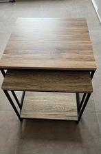 Bijzettafel, Huis en Inrichting, Tafels | Salontafels, Ophalen, Minder dan 50 cm, Vierkant, Minder dan 50 cm