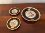 3 assiettes Chokin, Antiquités & Art, Enlèvement ou Envoi