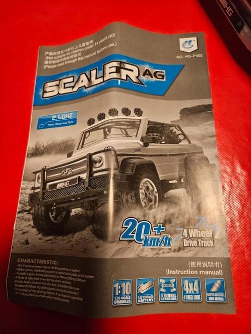 Scaler AG RC auto off-road 1/10 HG P-402 carrosserie, Hobby en Vrije tijd, Modelbouw | Radiografisch | Auto's, Nieuw, Auto offroad