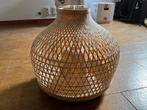 Lampenkap rotan 40x40cm met pendel, Ophalen, Zo goed als nieuw
