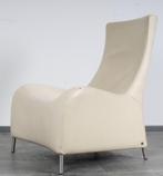 De Sede club fauteuil DS264 in cremewit leer, Gebruikt, Ophalen of Verzenden, Design, midcentury, 50 tot 75 cm